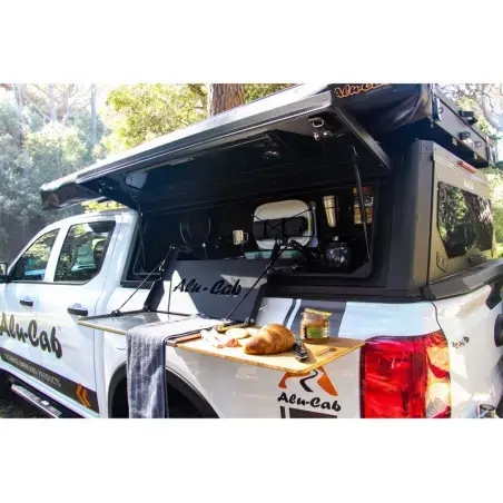 Tablette pliante pour compartiment latéral hard-top Alu-Cab